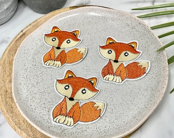 Toppa Ricamata Termoadesiva Con Motivo Volpe, Animale - Foto 2