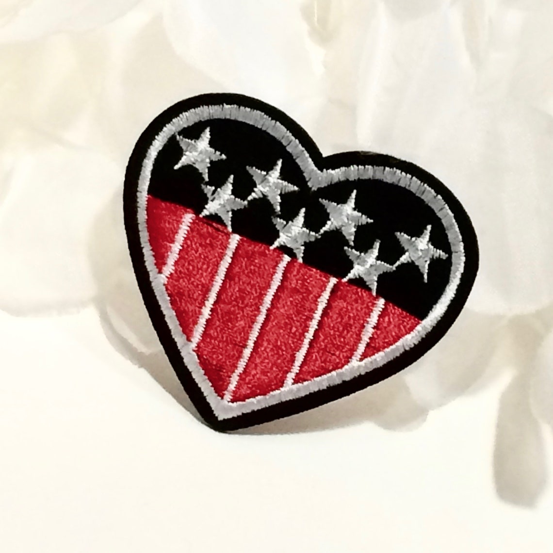 IRON on PATCH Heat Adhesive Backing Embroidered Patches Etsy