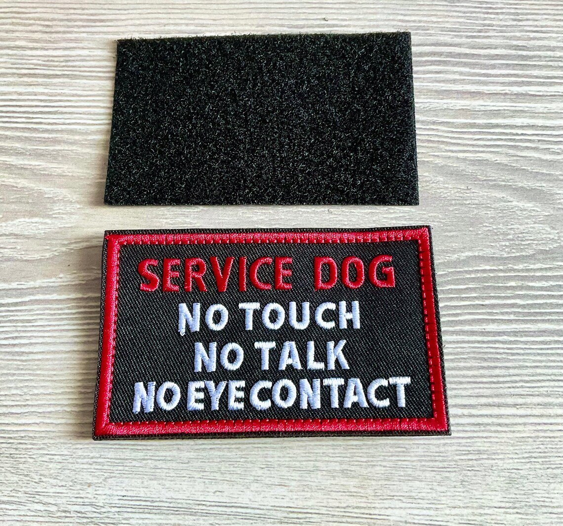 VELCRO Embroidered PATCH Service Dog Medical Alert Assistance Etsy