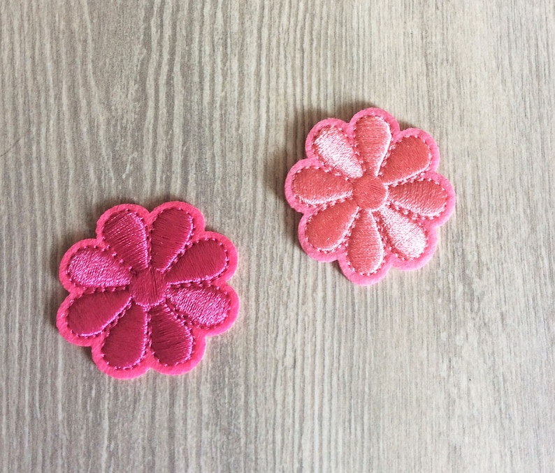 Embroidered IRON ON PATCH Flowers Trees Patches Tree Colorful flowers Decoration Embellishment Ornament Adornment Washable Iron on patches