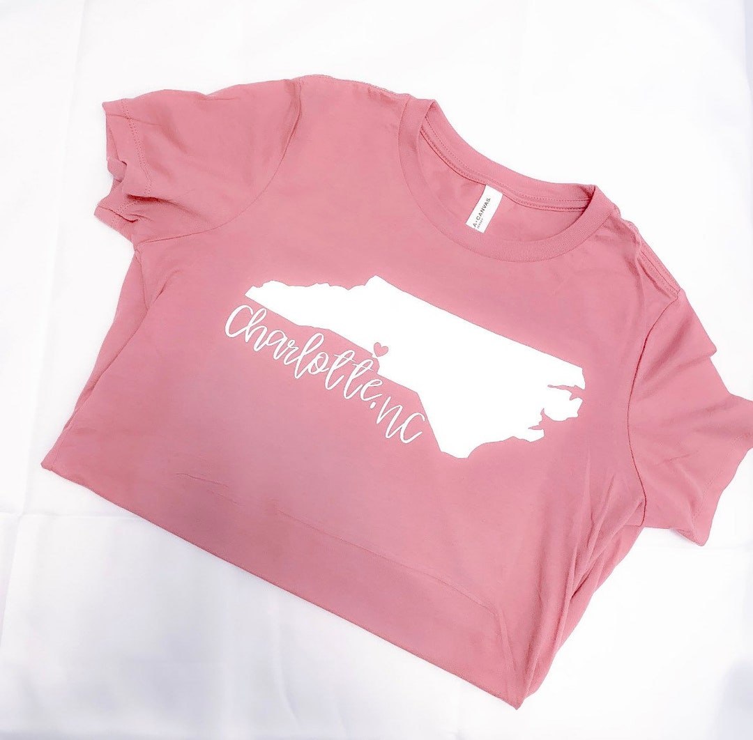 North Carolina Shirt, Charlotte, NC, Charlotte, State Shirt, North