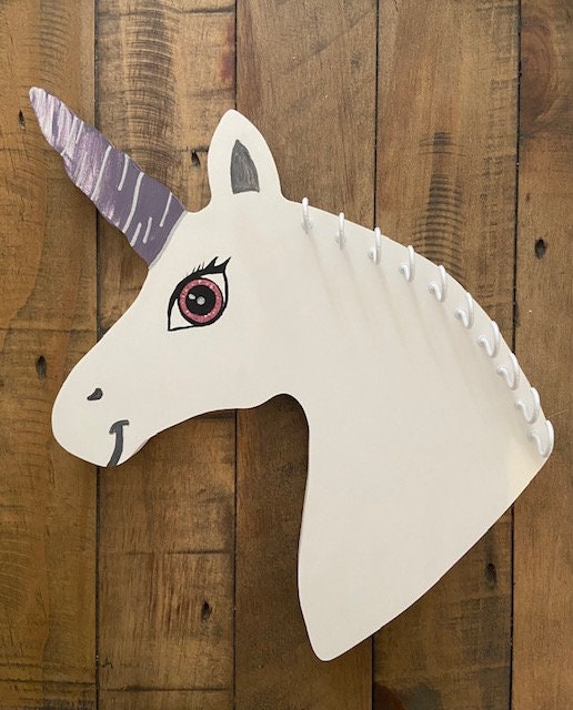 Unicorn Necklace Jewelry Holder Etsy
