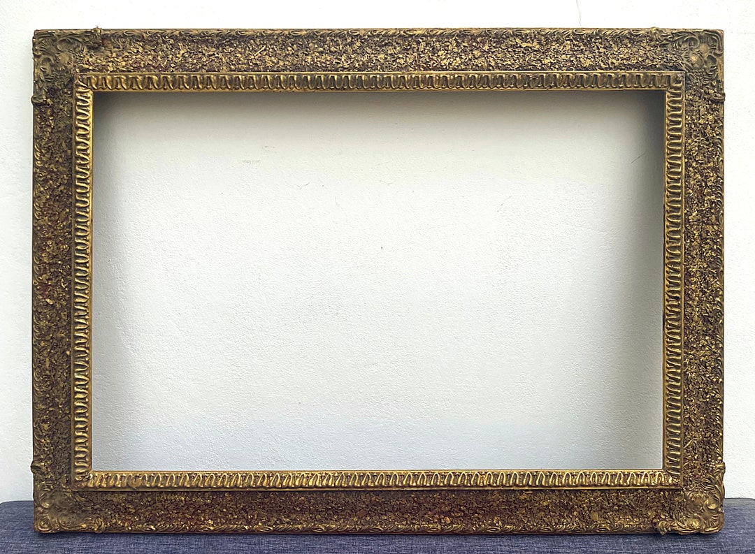 Fine Large C20th Vintage Ornate Rococo Gilt Wood & Gesso Gallery Frame - Etsy France
