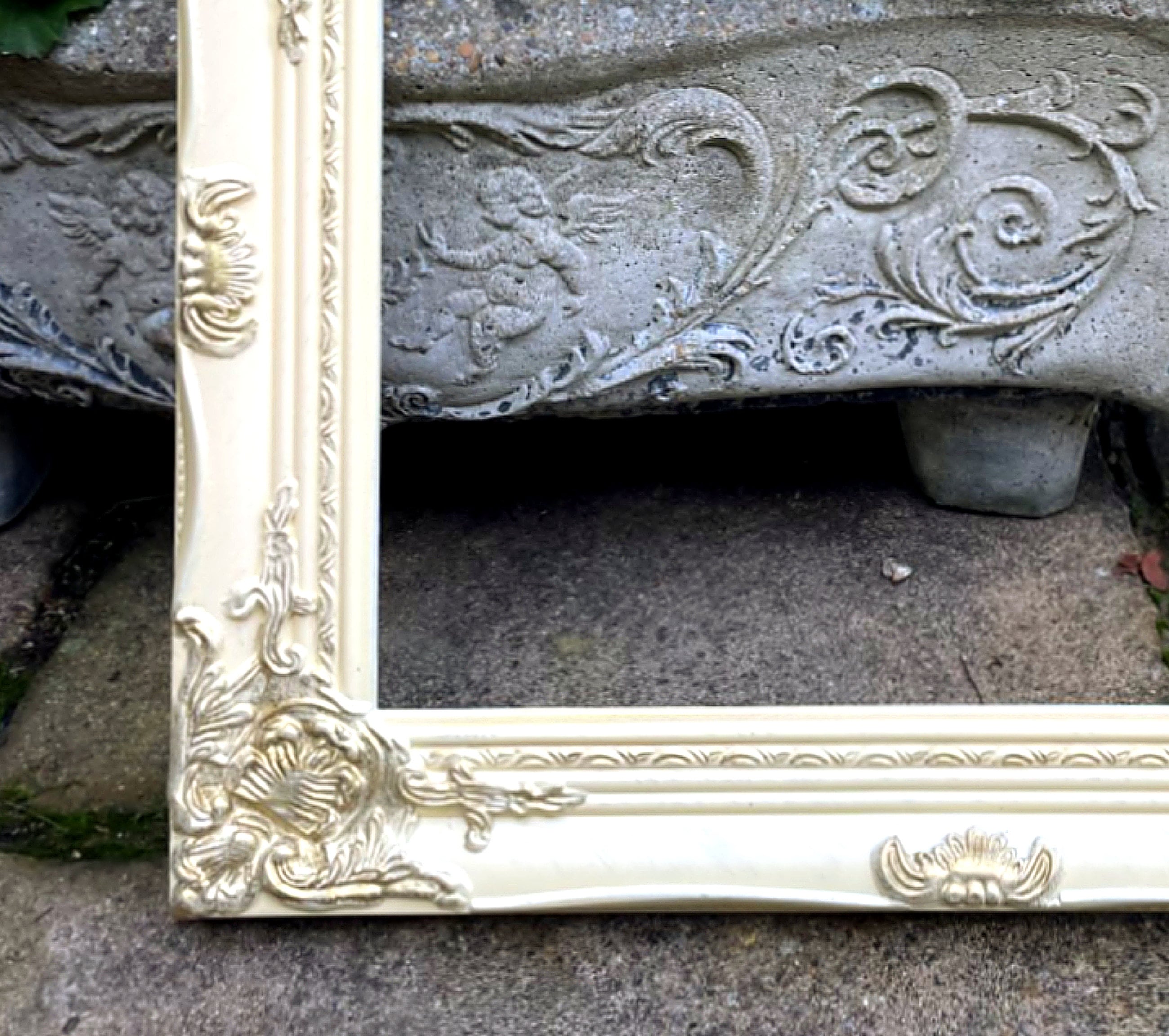 Cream Rococo Fine Ornate Rococo Cream/ivory & Gilt Gallery Frame - Etsy
