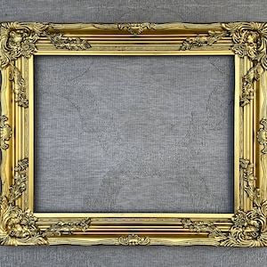 Fine Ornate Gilt Wood & Plaster Rococo Frame