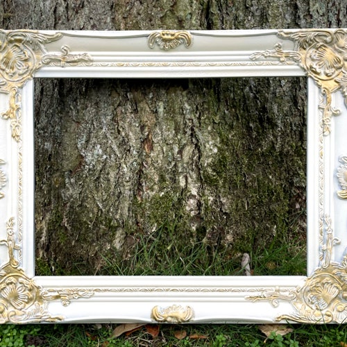 Stunning Ornate Rococo Gilt Gesso Gallery Frame Etsy