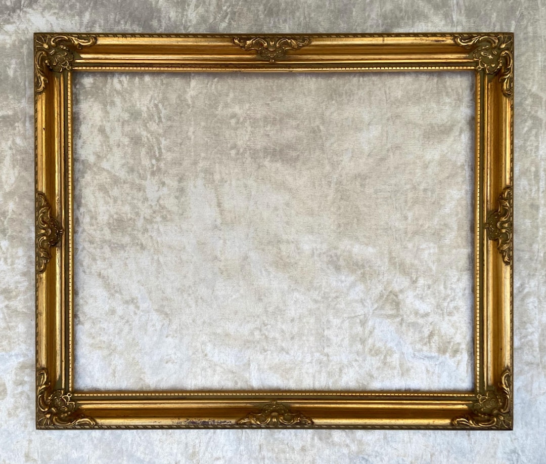 Vintage Rococo Frame Fine Vintage Ornate Rococo Gilt Wood & Plaster Picture Frame - Etsy UK