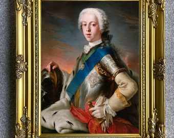 Lithograph on Stretched Canvas of the Bonnie Prince Charlie