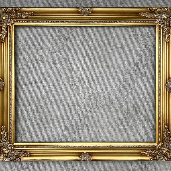 Fine Large Gilt Wood & Gesso Rococo Gallery Frame