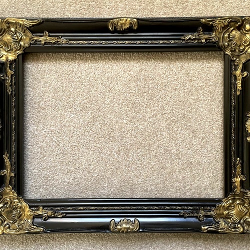 Stunning Ornate Rococo Gilt Gesso Gallery Frame Etsy