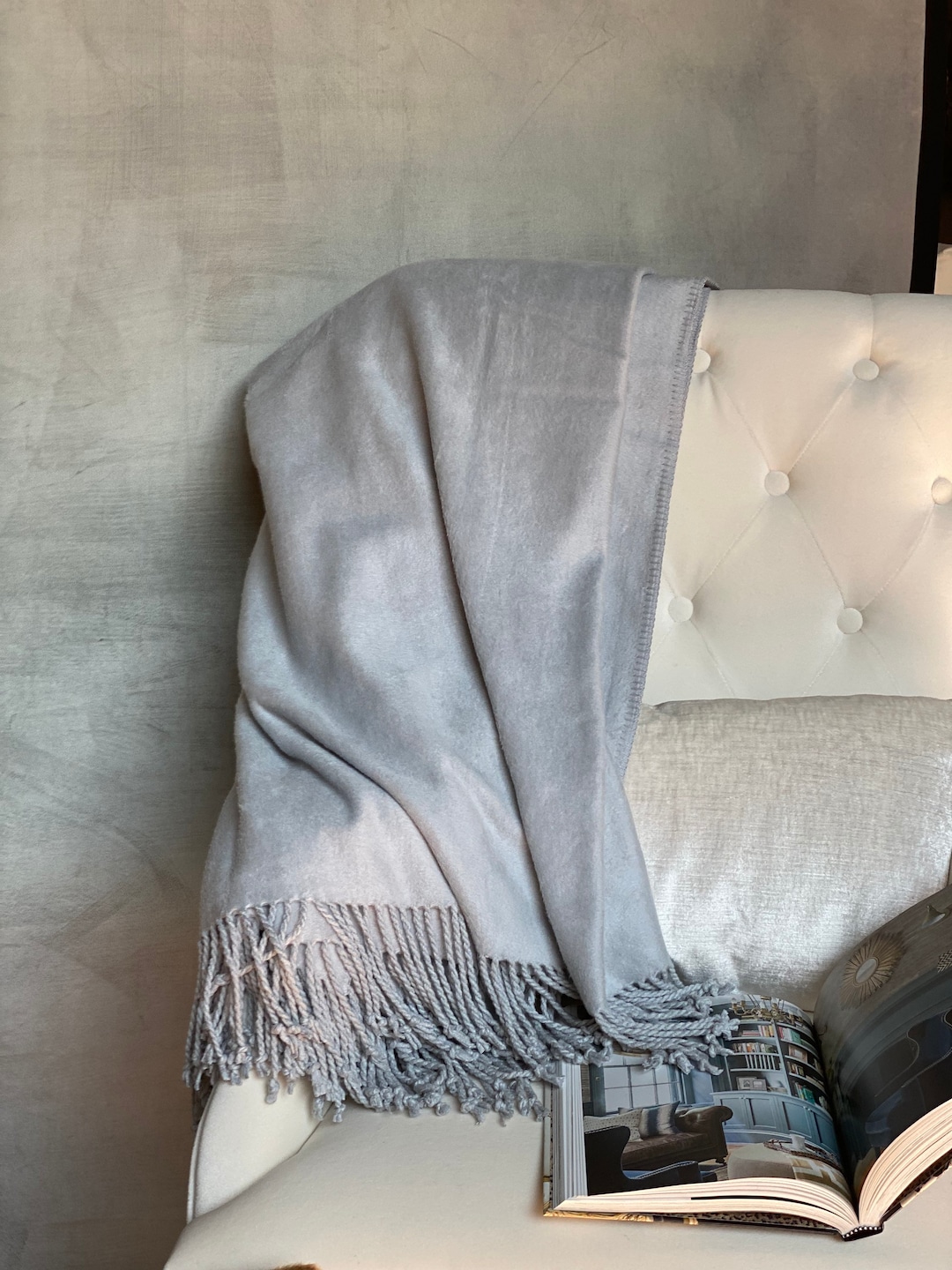 Cozy Soft Bamboo Throw Blanket Natural Sustainable Eco Fiendly Super