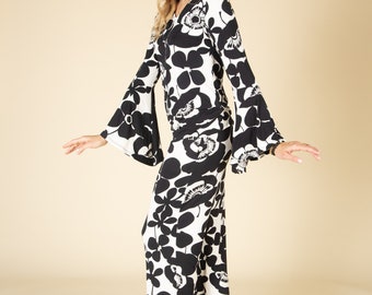 New Lola Ultra Soft Bamboo Cotton Floral Women's Pajama Set - Women's Soft Comfy Sleepwear - BW Fashion Pajamas Bamboo Cotton