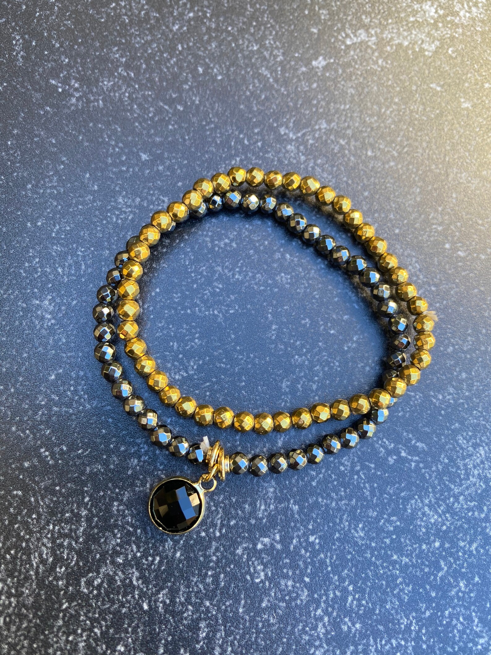 EMF Protection Hematite Bracelet Set Hematite Bracelet for Etsy