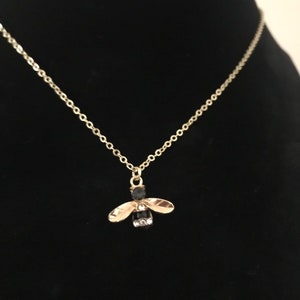 Collier abeille, collier abeille, bijoux abeille, abeilles, délicat, cadeau pour les amateurs d&#39;abeilles, bourdon, acier inoxydable
