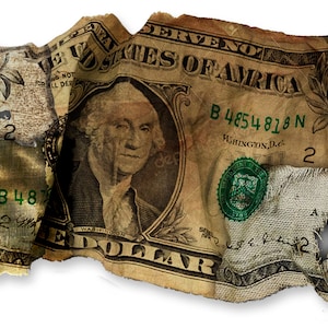 Original 3D Dollar Art, aluminum fabric canvas wall decoration, contemporary dollar art installation, 3d dollar art large size sculpture