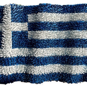Bandeira grega 3D