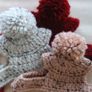 Narby Pompom Cat Hat Crochet Pattern Digital Download image 3