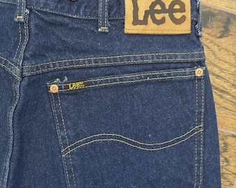 Vintage Lee Carpenter Jeans, Wide Leg Denim, Union Made in USA (33x33)