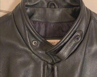 Vintage St.John’s Bay leather riding insulated jacket XXL XXXL