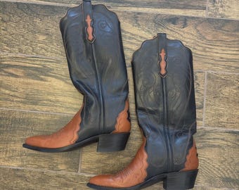 Rodney Ammons Women’s Western Cowboy Cowgirl Boots Handcrafted 5.5