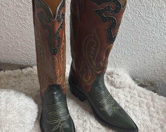 Rios Of Mercedes For Billy Martin’s Custom Handmade Western Women’s Boots 5.5 6
