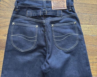 Iron Clad Custom Lee 101 Tribute Ladies High End Japanese Selvedge Denim Jeans Heart 26