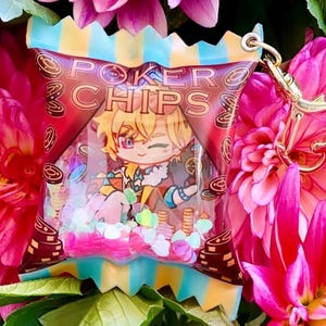 HSR Aventurine Candy Bag Shaker Keychain