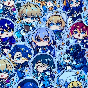 Honkai Star Rail Belobog Stickers 2.5”-2.75”