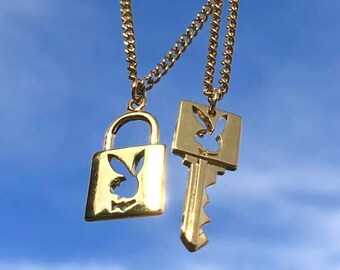 Etsy playboy necklace Clearance
