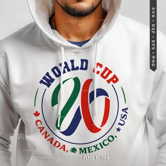 World Cup 2026 SVG Cut Files | Soccer | USA Canada Mexico | Global Football Quote T-Shirt Design | Dxf, Eps, Png