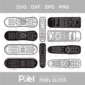 Remote Control Silhouette, TV Remote svg, Remote Svg, Controller Svg, Remote Button Svg, Remote Controls Svg Bundle