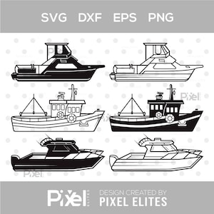 Fishing Boat Silhouette, Fishing Man Svg, Bass Fishing Svg, Boat Svg, Fishermen Svg, Fish Svg, Fishing Boat Svg Bundle