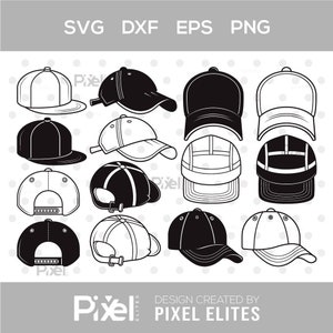 Baseballmütze Silhouette, Baseballmütze SVG, Baseballmütze svg, Baseballmütze Symbol svg, Softballmütze svg, Cap svg, Baseballmütze Bundle