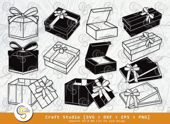 Cajas De Regalo De Cumpleaños Ilustraciones svg, vectoriales, clip art  vectorizado libre de derechos. Image 29794805