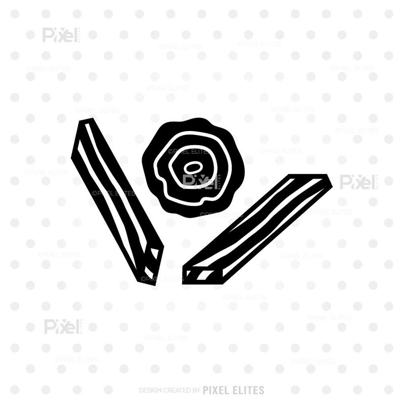 Wood Log SVG: Tree Rings Cut File, Trunk Silhouette (digital Download ...