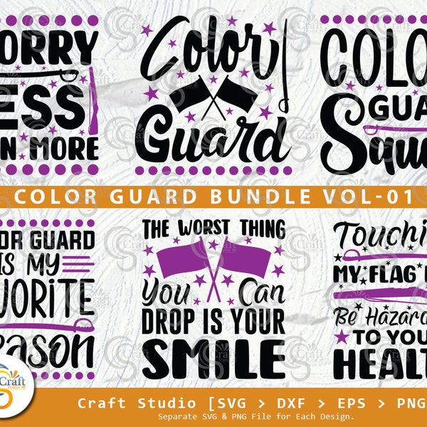 Color Guard Bundle Vol-01, Worry Less Spin More Svg, Color Guard Svg, Color Guard Is My Favorite Season Svg, Color Guard Quote Design