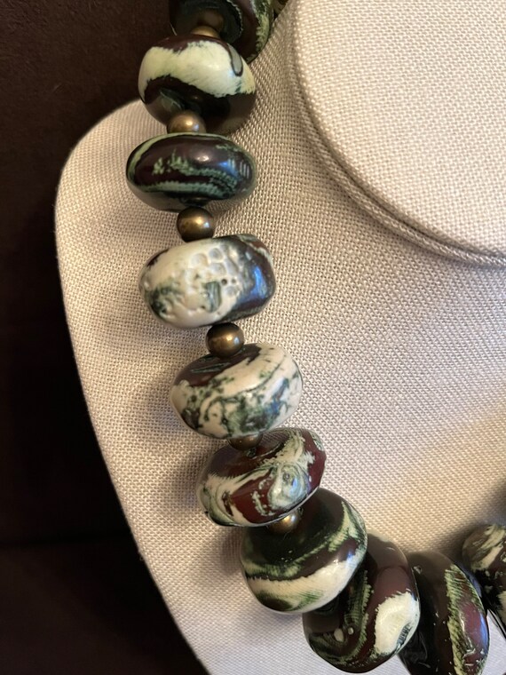 Beautiful Bohemian Beads, Fossil, Stone, Ceramic,… - image 6