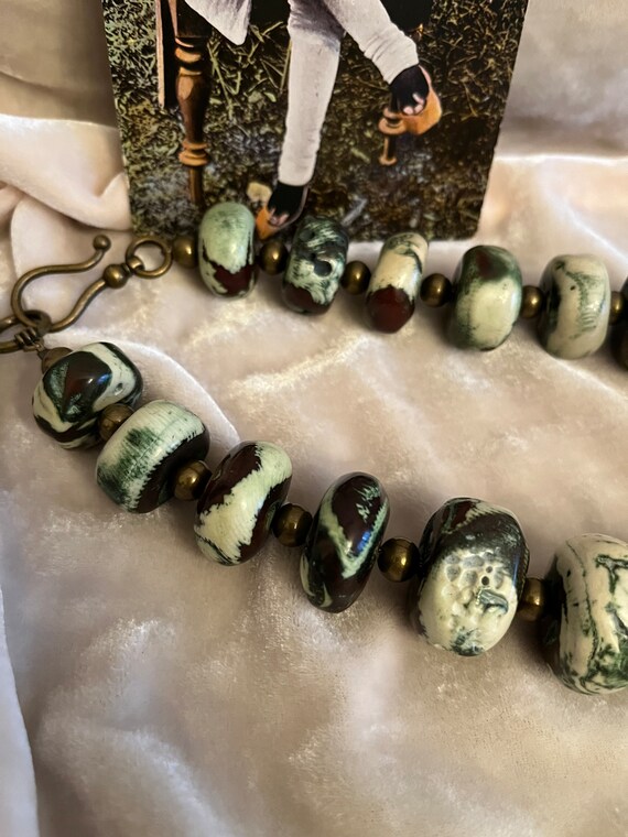 Beautiful Bohemian Beads, Fossil, Stone, Ceramic,… - image 4