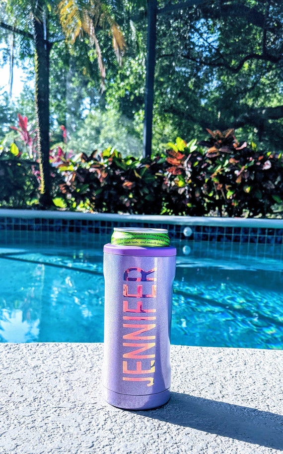 BruMate Hopsulator Slim Titanium Coozie