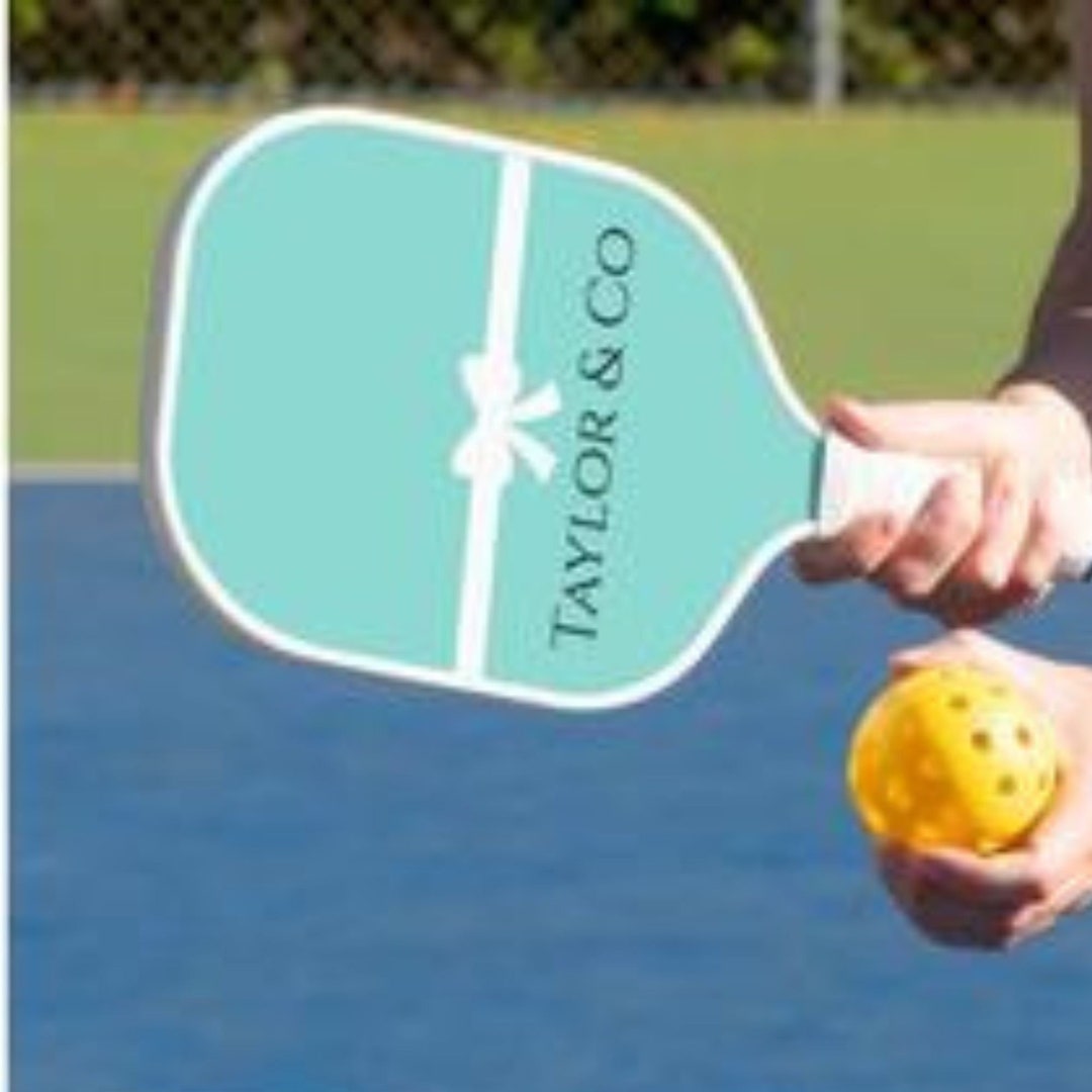 Name Pickleball Paddle Printed With Team Name and Custom Quotes Etsy