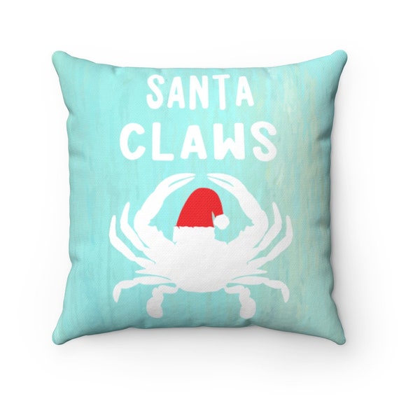 santa claws pillow