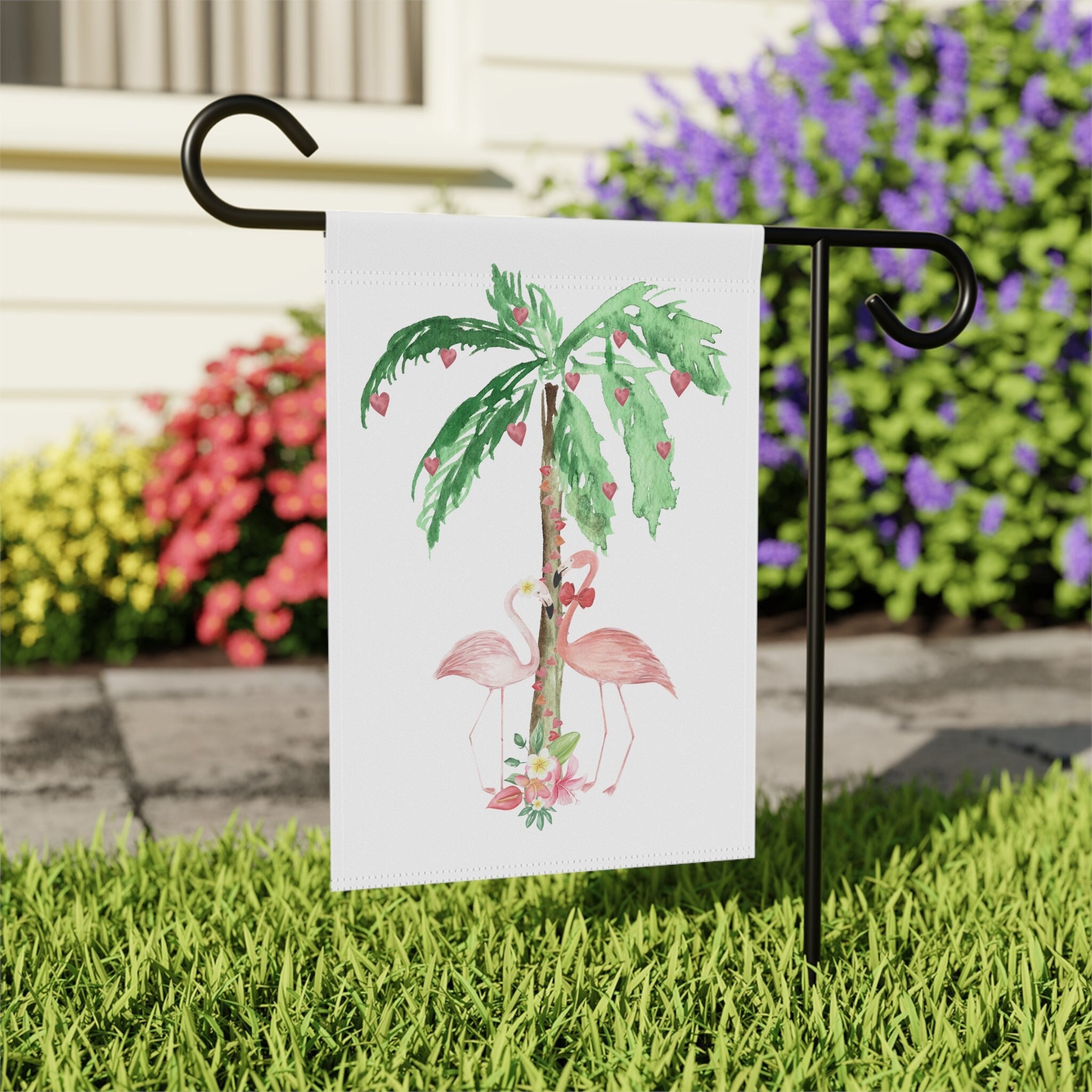 Flamingo Garden Flag, Animal Garden Flag