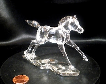 Swarovski Crystal Foal Colt Horse Figurine