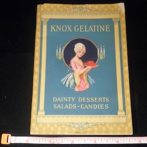 Knox Gelatine Dainty Desserts Salads Candies Cookbook 1927