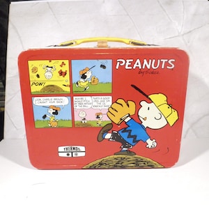 Peanuts Lunch Box Thermos - Etsy