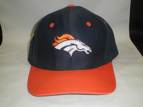 Denver Broncos NFL Logo 7 Snapback Hat Fiber Optic Light up