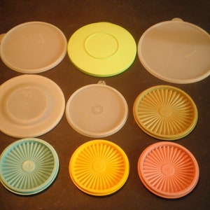 Tupperware Lids - 812, 2545A, 238, 810, 2577A, 3096B, 2578A