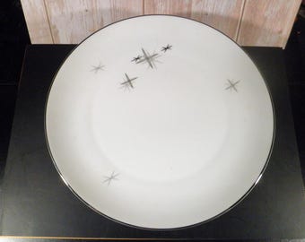 Mid-Century Dinner Plates Starlight Atomic 10 1/4" Crown Jewel - Set of 6