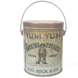 tobacco 1800s 1800s Tobacco Tin