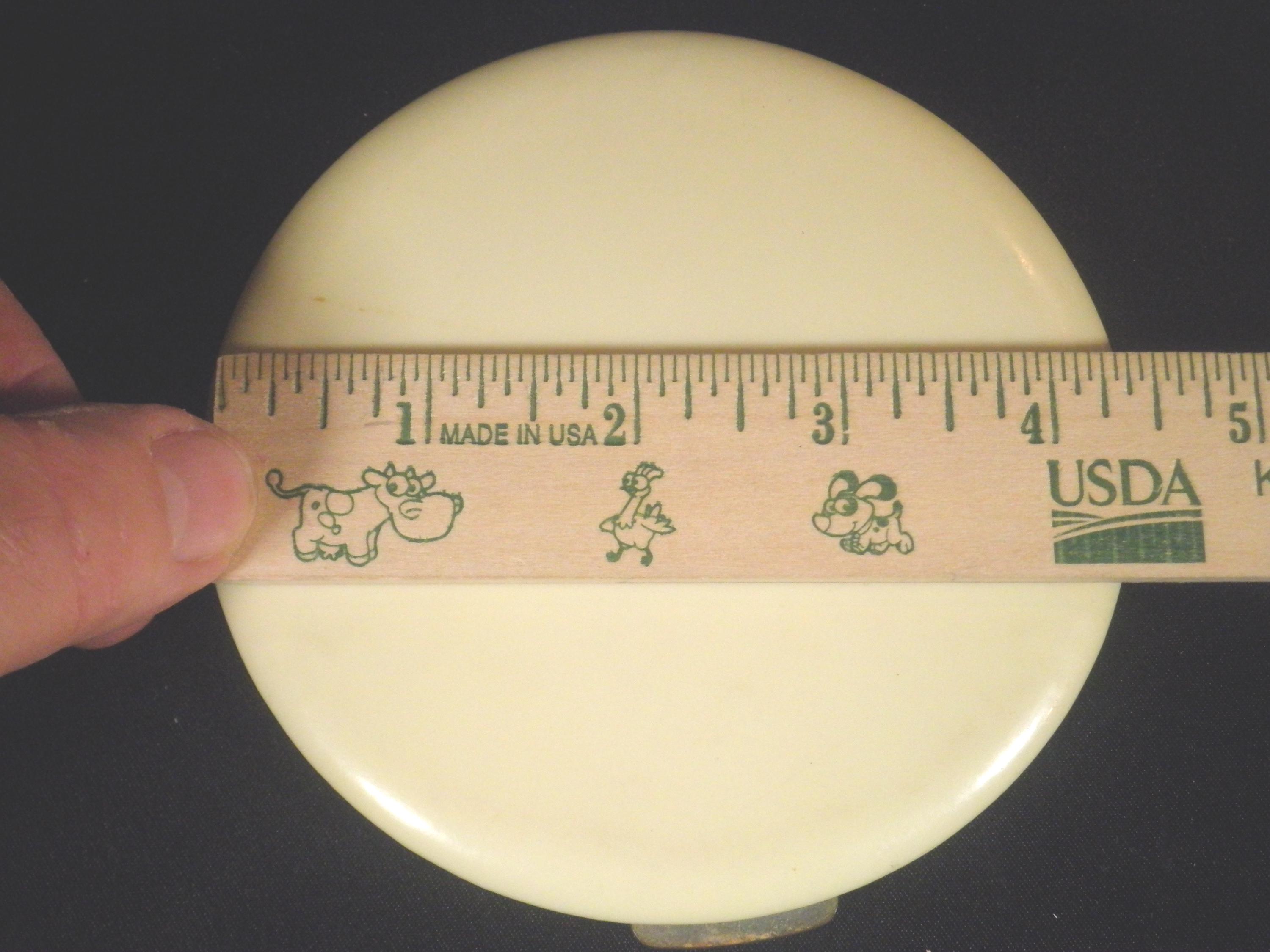 Large Vintage 1930s Rex 5th Avenue Celluloid Roses Flapjack Powder ...